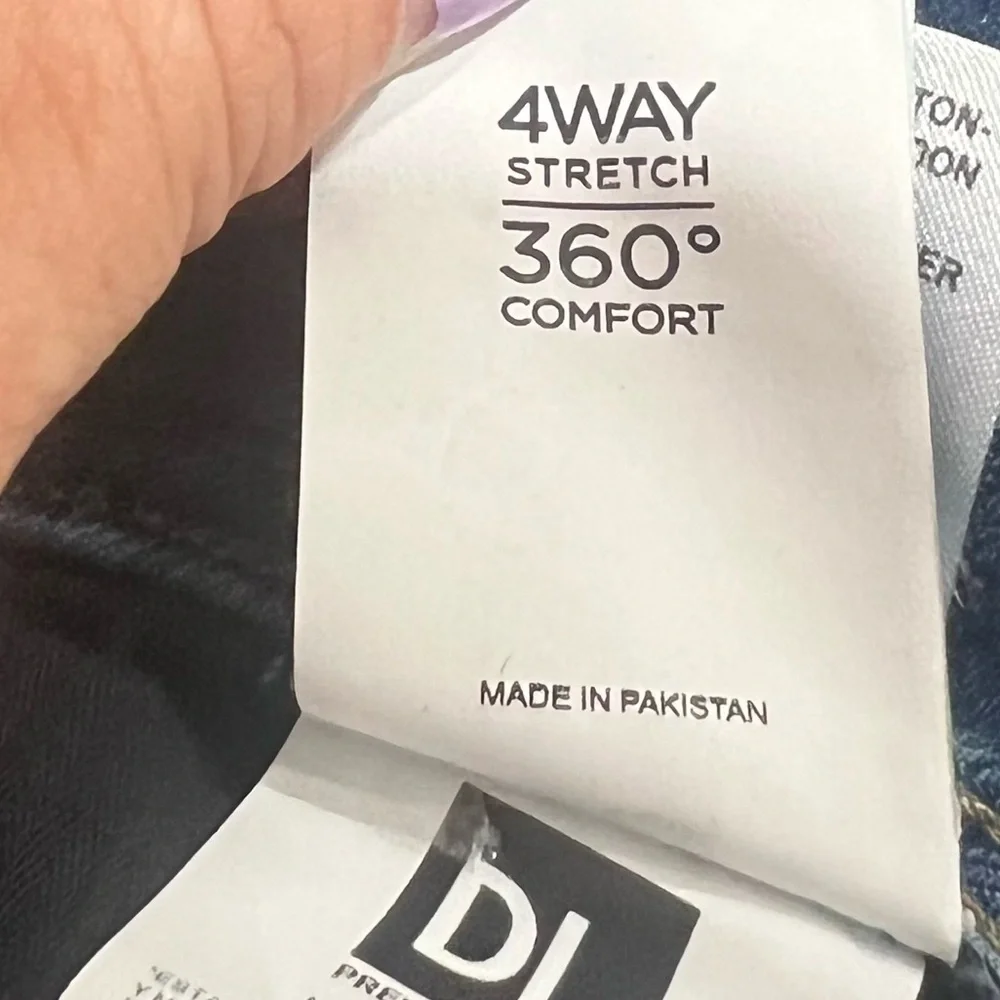 DL1961 Coco curvy ankle solo 4way stretch 360 comfort indigo wash size 27